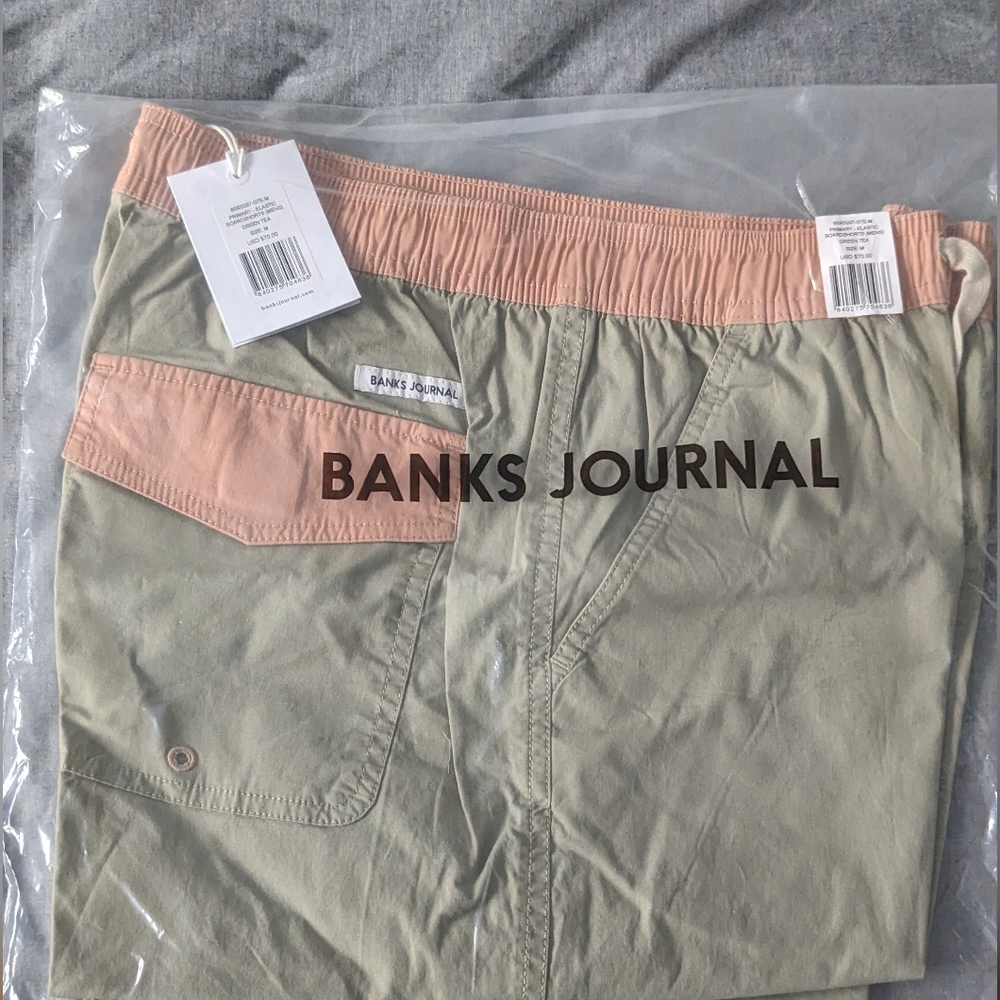 Banks Journal board shorts / swim trunks -NWT - rare!
